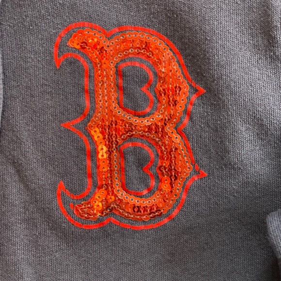 VS Sequin Red Sox Zip-up Sweatshirt - Picture 6 of 6